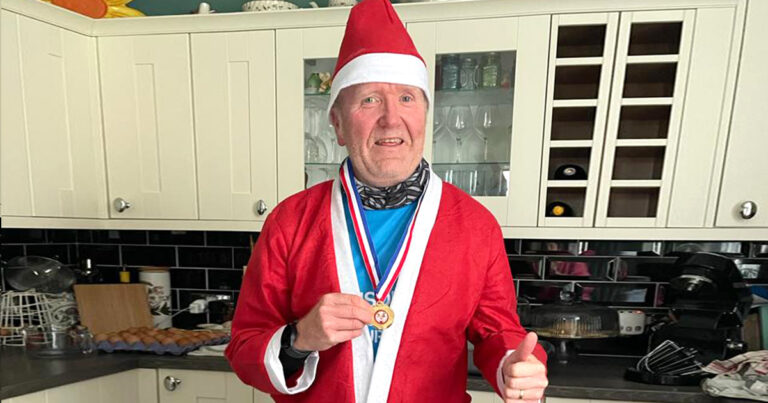 Dave as Father Christmas