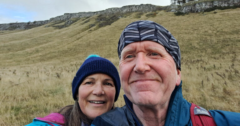 Dave in the mountains