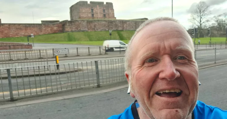 Dave on a run